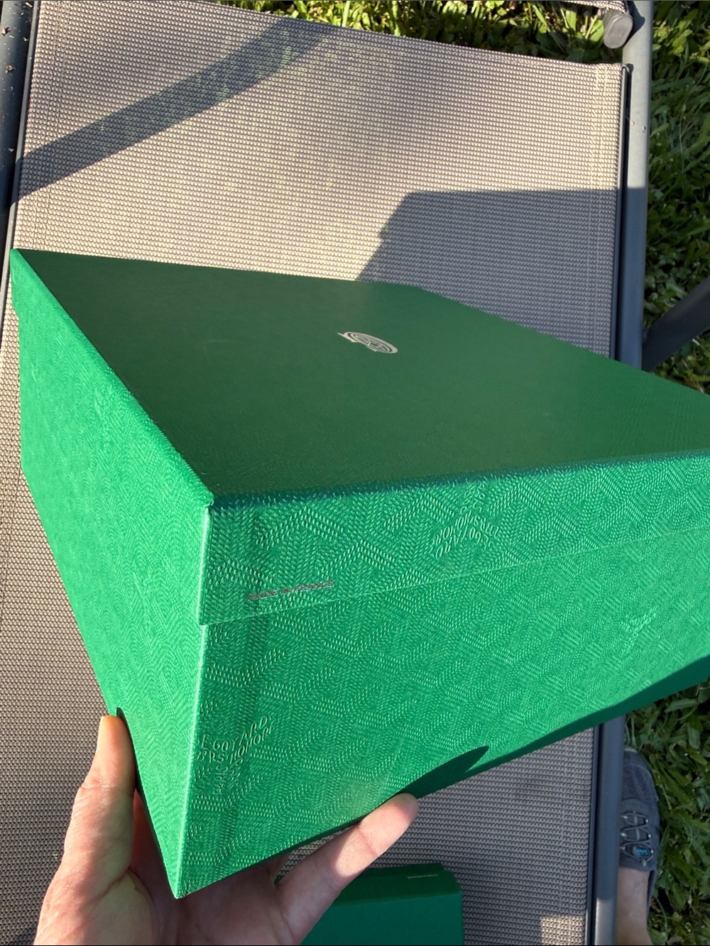 Authentic Goyard Box with Ribbon - Picture 4 of 6